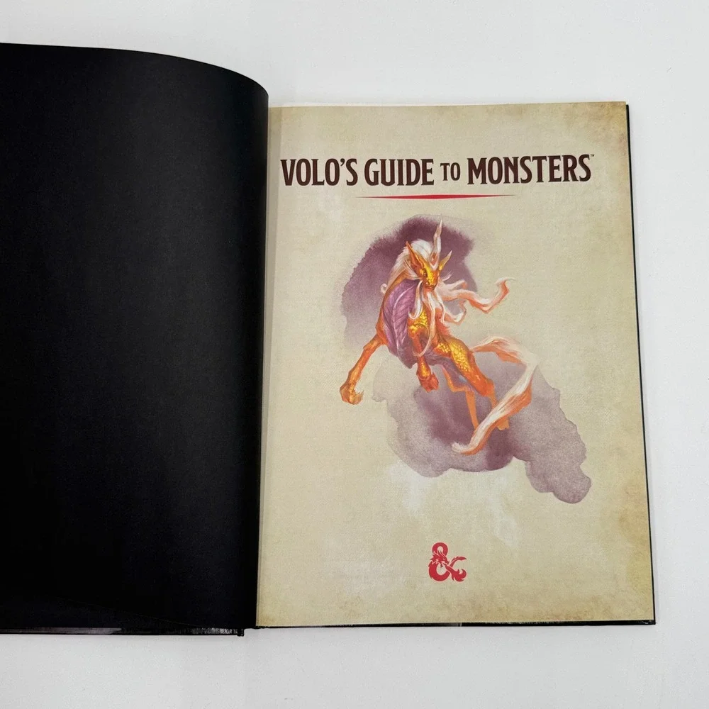 Dungeons & Dragons Volo's Guide to Monsters 5th Edition Hardcover 9780786966011